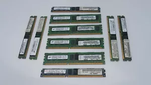 Lot of 10x 2GB 1333MHz PC3-10600 DDR3 ECC Server RAM DIMM | Assorted Brands - Picture 1 of 6