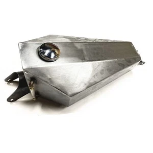Tanque de combustible de gasolina plateado para motocicleta para Harley Sportster 2007-2022 hecho a mano 9 L - Imagen 1 de 9