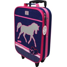 B-Ware Koffer Trolley Kinderkoffer Kindertrolley Trolly Einhorn Pferd Mädchen
