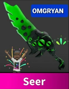 Roblox Murder Mystery 2 GREEN SEER MM2 göttliche Messer und Waffen - Bild 1 von 1