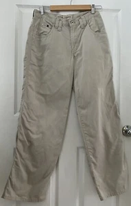 VINTAGE Guess Chinos Mens Beige Size 27 Original Design Denim Jeans Pants USA - Picture 1 of 19