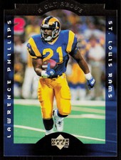 1996 Collector's Choice DIE-CUT Lawrence Phillips #9  Football  St. Louis Rams