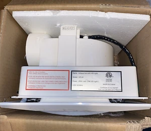 45 Watt Exhaust Fan with 15W LED Light 5000K Model: HTL1K - Picture 1 of 3