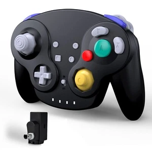 2.4G Wireless NGC Game Controller with NGC Receiver Classic GC Gamepad Vibration - Picture 1 of 10