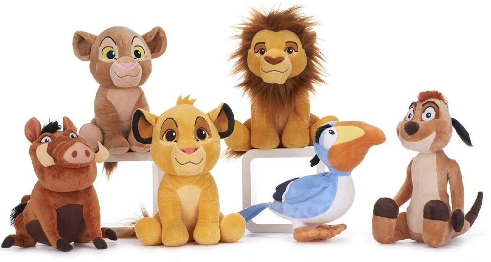 NEW OFFICIAL DISNEY THE LION KING SOFT PLUSH TOYS 12" SIMBA PUMBA TIMON NALA - Image 1 of 1