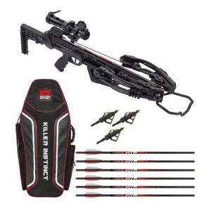 Killer Instinct Vital X 430 Elite Crossbow Archery Kit Bundle - Picture 1 of 7