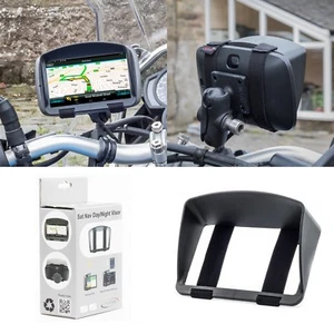 SunShade Visor For Garmin Zumo 396 346 LMT-S 396LMT-S Motorbike Sat Nav GPS - Picture 1 of 6
