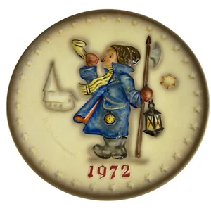Hummel Plate 1972 Second Annual Christmas Goebel Hum 265 W Germany TMK 4 Vintage - Picture 1 of 11
