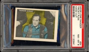 1950-60 W536-2 Lone Ranger Perforated #54 Tricky Plan PSA 8 - Picture 1 of 2