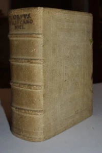 CORPUS JURIS CANONICI – ediz. 1661 – 5 parti – LEGATURA - RARISSIMO - Foto 1 di 18