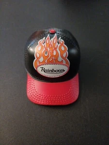 Rainbow High Ruby Anderson Doll Hat Baseball Cap Black Red Brim Flames Series 1 - Picture 1 of 1