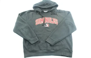 Vintage Champion Florida State Seminoles Embroidered Hoodie Sweatshirt M Black  - Bild 1 von 8