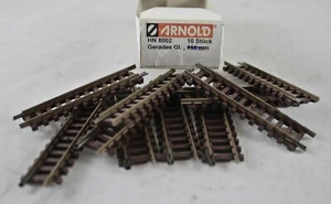 Arnold HN 8002 Gerades Gleis, 10 Stück "NEU" mit OVP - Picture 1 of 1