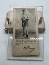 Vintage 1927 F32 Fro Joy Ice Cream Boxing Card #1 Gene Tunney 