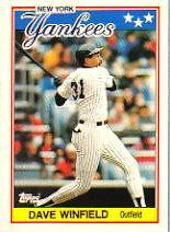 1988 Topps UK Minis #85 Dave Winfield - NM-MT - Image 1 of 2