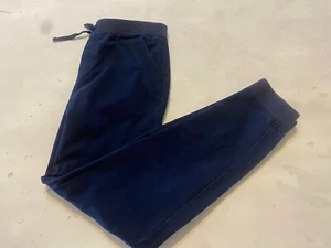 Janie And Jack Cotton Blend Drawstring Blue Joggers Boys Size 14 Worn Once  - Picture 1 of 7