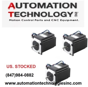 3 PCS NEMA 23 Dual Shaft STEPPER MOTOR 425 OZ-IN  - Picture 1 of 2