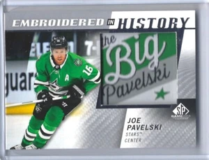 2021-22 SP Game Used Embroidered in History #41 Joe Pavelski - Picture 1 of 2