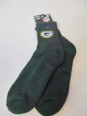 Носки зеленые и серые AKM NFL Greenbay Packers подходят для обуви 8-13 - Изображение 1 из 4