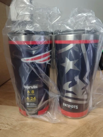 Tervis 20oz Tumbler New England Patriots (Case of 12  $20.83/each - WHOLESALE Cover