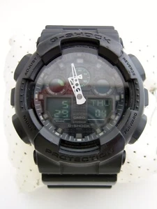 RELOJ CASIO G-SHOCK NEGRO GA-100MB-1AER ANADIGITAL HOMBRE CRONÓGRAFO GENUINO - Imagen 1 de 9