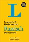 Langenscheidt Handwörterbuch Russisch Daum/Schenk: Russisch-Deutsch/Deutsch