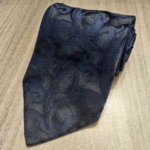 Charvet Place Vendome Tie 100% Silk Paisley Blue Modern Luxury France 3” X 58" - Picture 1 of 3