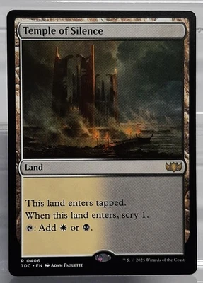 Magic - Temple of Silence - Rare/Land - Commander: Tarkir Dragonstorm - EN/NM - Bild 1 von 2