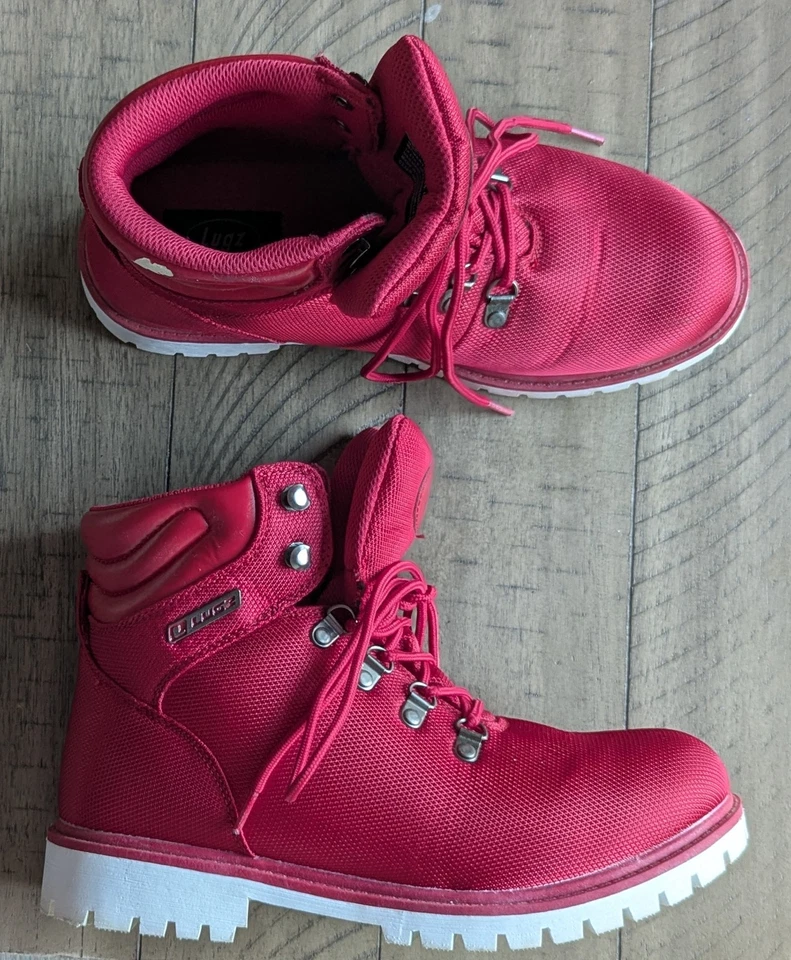 Женские сапоги Lugz Grotto II MARS красные \ белые размер 10 - Изображение 1 из 4