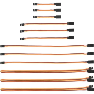 RC Servo Verlängerungskabel 3 6 12 24 Zoll 22AWG Futaba JR Stecker Flugzeug M... - Bild 1 von 2