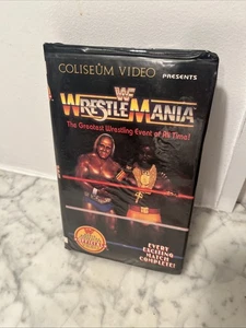 WWF First Wrestlemania 1 VHS Coliseum Clamshell Mr T Hulk Hogan - Picture 1 of 6