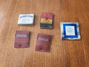 Vintage Streichholzheft Streichhölzer Sambo's RC Royal Crown Cola Southern Comfort Union Bank - Bild 1 von 3