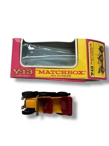 Matchbox Y-13, 1911 Daimler with Original Box, Missing Tire - Picture 1 of 5