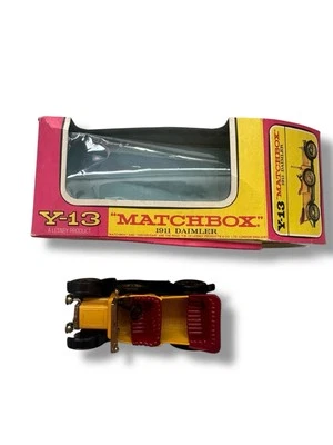 Matchbox Y-13, 1911 Daimler with Original Box, Missing Tire - Image 1 of 4