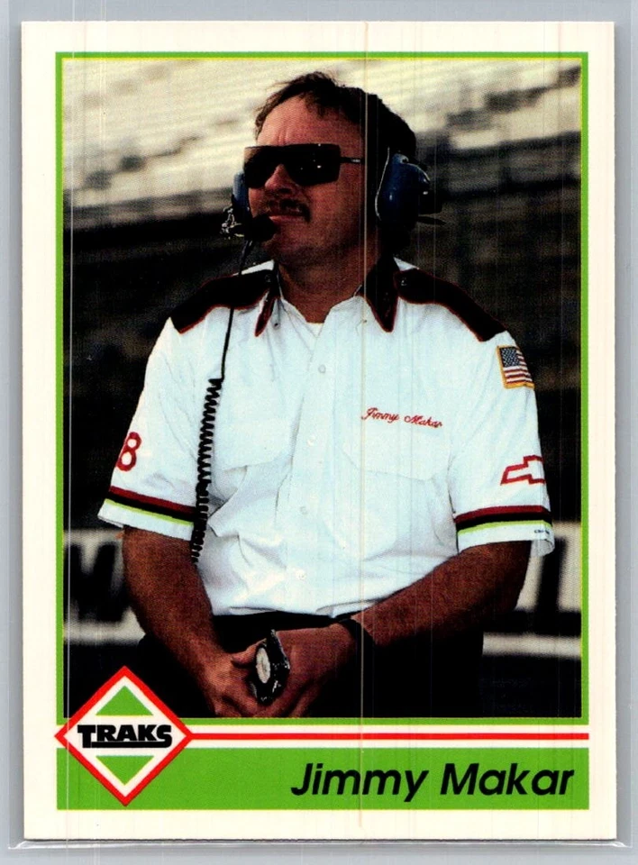 1992 Traks Racing #50 Jimmy Makar - VG - Joe Gibbs Racing - Image 1 of 2