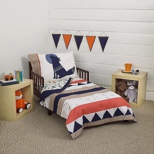 Carter's Aztec Boy 4 Piece Toddler Bedding Set - Picture 1 of 7
