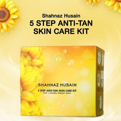 Набор для ухода за кожей Shahnaz Husain 5 шагов против загара для естественного свечения - 50 г - Изображение 1 из 4