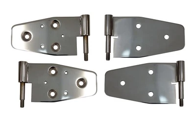 Juego de 4 bisagras de puerta Kentrol para Jeep TJ pulidas para Jeep Wrangler 03-06 Foto 1 de 4
