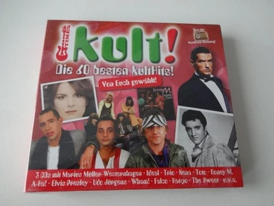NEUE DREIFACH CD  KULT! die 60 besten Kulthits OVP. in Folie A-ha! Wham ! Falco - Bild 1 von 2