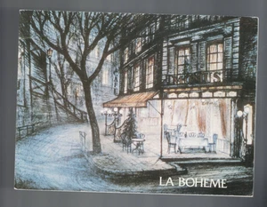recuerdos, folleto de ópera de La Boheme, 1974, ópera de Sydney - Imagen 1 de 1