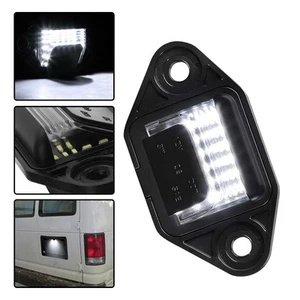 For 1992-2018 Ford E-250 E-150 E-350 LED License Plate 6000K Light White 2Pcs - Picture 1 of 20