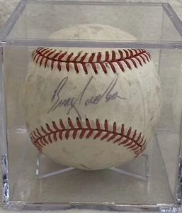 MLB STAR BRIAN ANDERSON Signed Autographed RAWLINGS BASEBALL INDIANS ROYALS - Picture 1 of 2