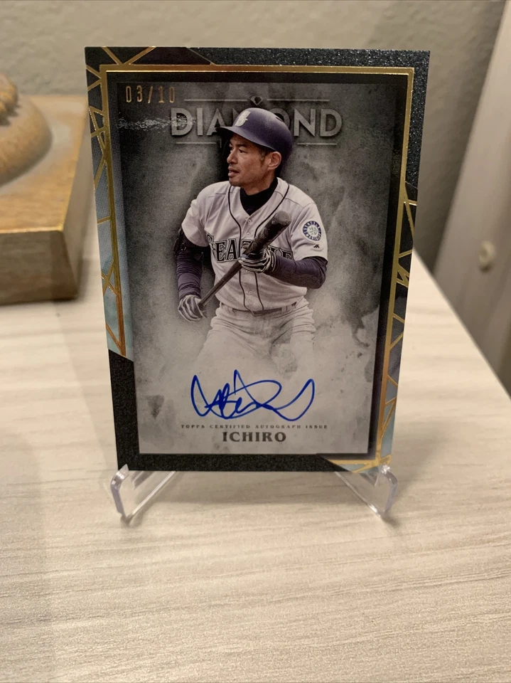 2022 Topps Diamond Icons ICHIRO Signed AUTO 3/10 Seattle Mariners🔥 - Image 1 of 2