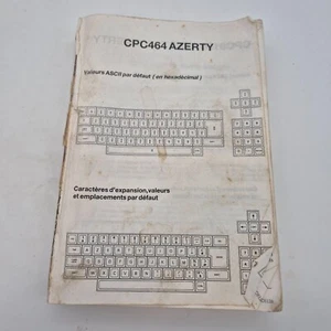 MANUEL DE L’UTILISATEUR AMSTRAD CPC 6128 ★ GUIDE OFFICIEL FRANÇAIS ★ COUV DEFAUT - Imagen 1 de 3