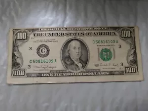 1990 100 dollar bill Error Cut - Picture 1 of 8