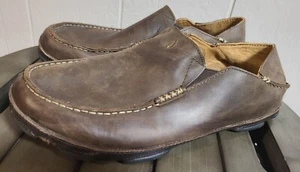 OLUKAI Mens Moloa Kapa Size 12 Slip On Shoes TOFFEE COLOR - Picture 1 of 5