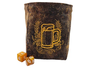 Mug of Ale dice bag, tabletop gaming, dnd, role playing - Picture 1 of 6