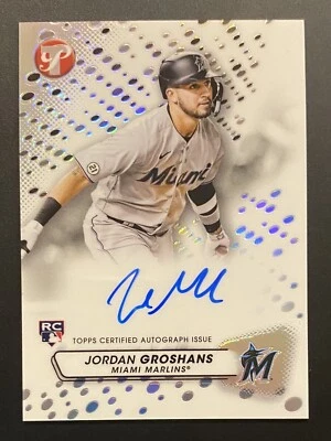 2023 Jordan Groshans Topps Pristine Refractor Rookie Auto Marlins #PA-JG Marlins - Image 1 of 2