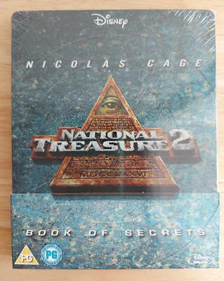 National Treasure 2: Book of Secrets Ltd Edition Blu-ray Steelbook *Nicolas Cage - Image 1 of 4