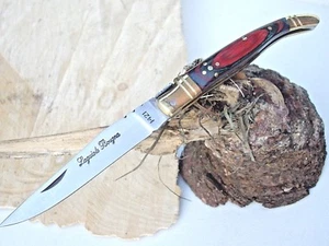 Laguiole Bougna Taschenmeser Klappmesser mehrfarbiger Holzgriff XL Nr.62 NEU!